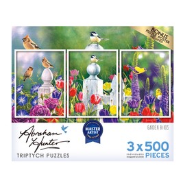 RoseArt - Abraham Hunter - Garden Birds - 1500 Piece Jigsaw Puzzle