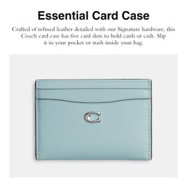 Coach Women's Essential Case Accessory-Travelers Card Sleeves, LH/Light Blue
