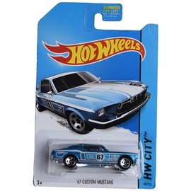 Hot Wheels '67 Custom Mustang, HW City 98/250 [Blue]