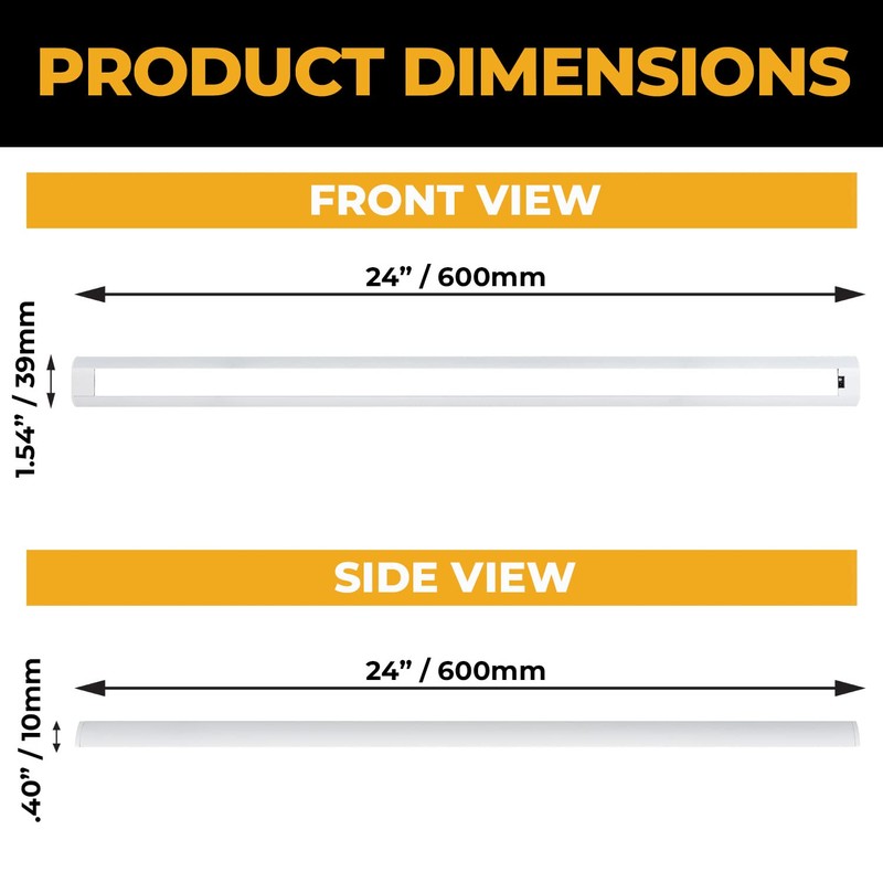 LED Hand Wave Motion Sensor Under Cabinet Lighting Plug In