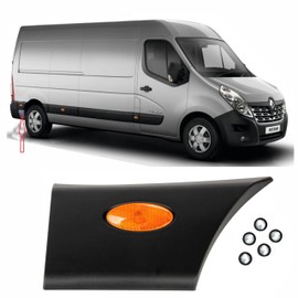 MKAREPART 768F30007R Side Door Trim Strip Rear Panel Right Side with Position Lamp (Rear Right)