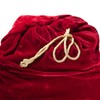 Sunnywood Men's Santa Drawstring Gift Bag, Red, One Size