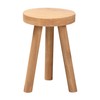 bali & pari Terah Teak Wood Footstool, One Size, Natural