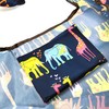 Wrapables Durable and Large Nylon Reusable Shopping Bag (Elephants &