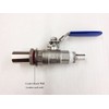 Quick Fit Weldless 316 Stainless Steel Ball Valve with Bulkhead