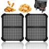 Heißluftfritteuse Zubehör, 2 Stück Spritzschutz für Foodi Max Dual Zone