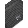 Tarjetero Boss Para Hombre Con Textura Y Detalles Metálicos Color