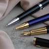 Parker Ballpoint Pen Ingenuity Dark Blue GT, Medium Point, Oil-Based,