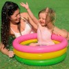 Piscina Inflable Intex Redonda Sunset Infantil Bebe 61x22cm