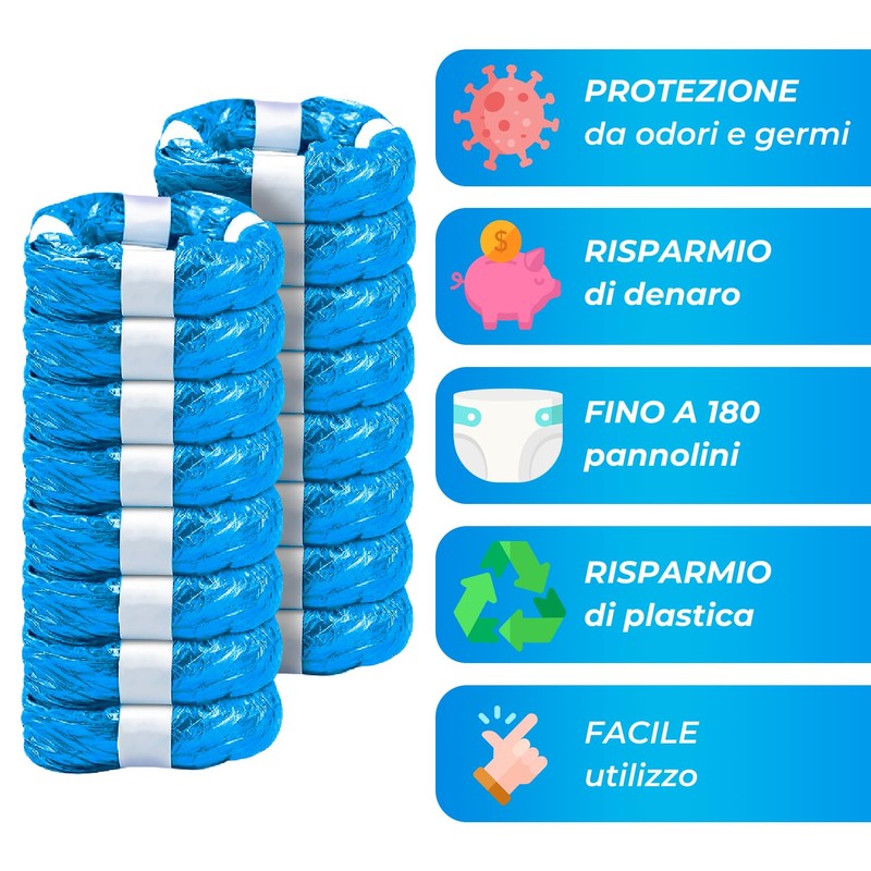 My Happy Nappy 16 Ricariche Compatibili con Tommee Tippee Twist