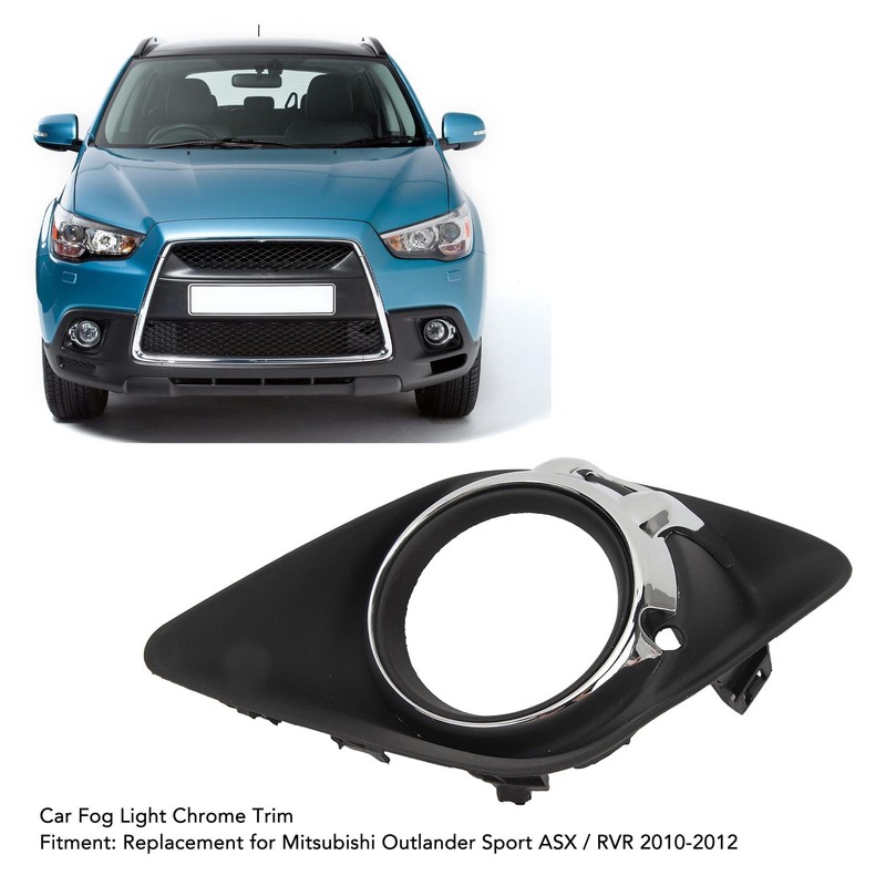 Car Fog Light Chrome Trim Stylish Look Fog Lamp Cover