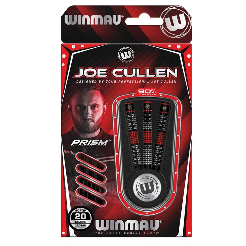 WINMAU Joe Cullen 22 g Professional Softip Tungsten Darts with