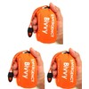 Emergency Thermal Sleeping Bag, Survival Bivvy Sacks Blanket with Whistle,