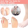 Abeillo 5 Pairs Orthopedic Toe Compression Socks for Bunion, Low