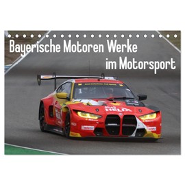 Bayerische Motoren Werke im Motorsport (Tischkalender 2026 DIN A5 quer), CALVENDO Monatskalender