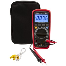 Triplett MM520 True RMS 6000 Count High Performance Digital Multimeter with LPF - AC/DC Voltage, AC/DC Current, Resistance, Temperature, Continuity