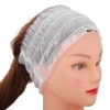100PCS Facial Spa Headbands Non Woven Fabric Elastic Wrap Makeup