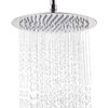 Rainfall Shower Head, 10'' Round Stainless Steel Rain Shower Heads