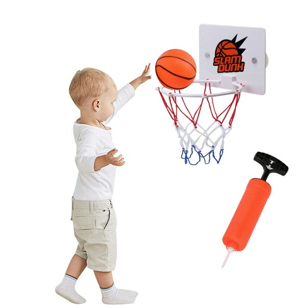 Basketball, Mini Basketball Goal, For Babies, Portable, Suction Cup Type, Wall Mounted, No Holes, Mini Size, Diameter: 8 Cm, Ball Included, Can Be Placed In Various Places, Park, Home, Outdoor, Indoor, No Assembly Required, Present, Kids, Toys, For Home, Indoor or Outdoor Use