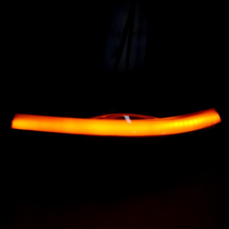 Pair Turn Signal Lights Rear View Mirror Blinker Dynamic Flowing
