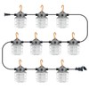 NS 100ft LED Construction String Lights, 150W 15000lm LED String