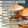 BushWear Burger Press - Perfectly Shaped Homemade Burgers Every Time
