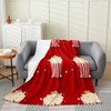 Popcorn Packs Blanket Twin 60x80 Inch Red Yellow Throw Blanket