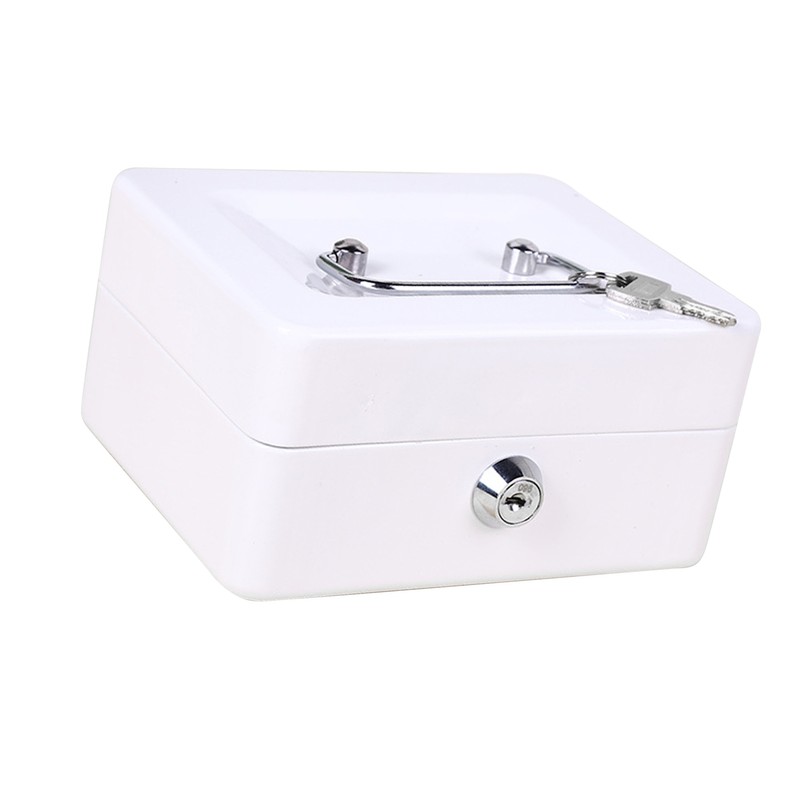 Metal Tool Storage Box Multi Grids Flip Open Type Portable