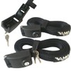 Vamo Premium Locking Tie Downs with 3 Stainless Steel Cables