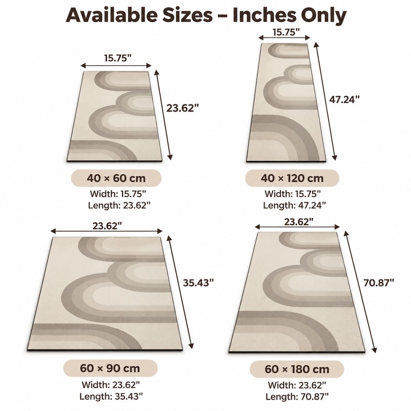 Soft Absorbent Kitchen Floor Mat for Everyday Home Use –