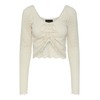 Name It Pcjudy Ls Women's Cropped Knit, Birch