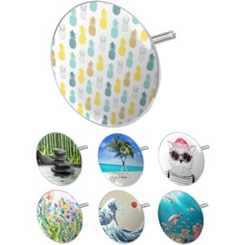 arteneur® Universal Pineapple Bath Plug, Triple Seal, Adjustable, Rustproof, Extra Heavy for Stable Hold, Plug Bath Accessories