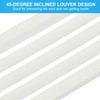 PATIKIL 7x3.5 Inch Aluminum Vent Cover, Screen Air Grille Ventilation