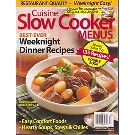 Cuisine Slow Cooker Menus/One Dish Dinners 2 Sided Magazine Fall 2015