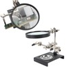 6X Magnifier with Auxiliary Clip Magnifying Glass Holder Third Hand
