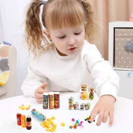 Pack of 31 Gnome Accessories, 1:12 Miniature Food Dollhouse, Miniature Food, Miniature Food and Drink, Gnome Accessories, Christmas, Miniature Dollhouse Accessories