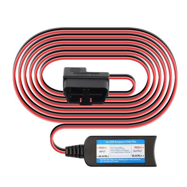 SinLoon OBD Power Cable for Dash Camera, 12V-30V to 5V,OBD