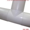 Kair Round Equal T-Piece 125mm - 5 inch Plastic Ducting