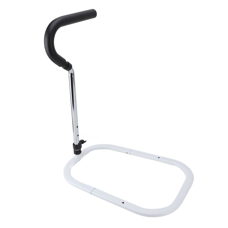 Bedside Assist Handle Bed Guardrail Get Up Rail Adjustable Height