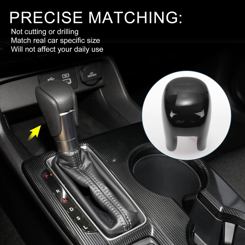 TUCKBOLD Automatic Gear Knob Decor Cover for Honda Civic 22-25