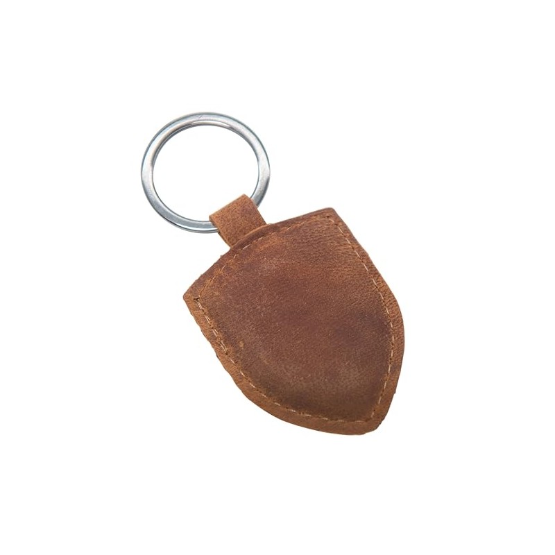 GERMANUS Wild Brown Leather Keyring