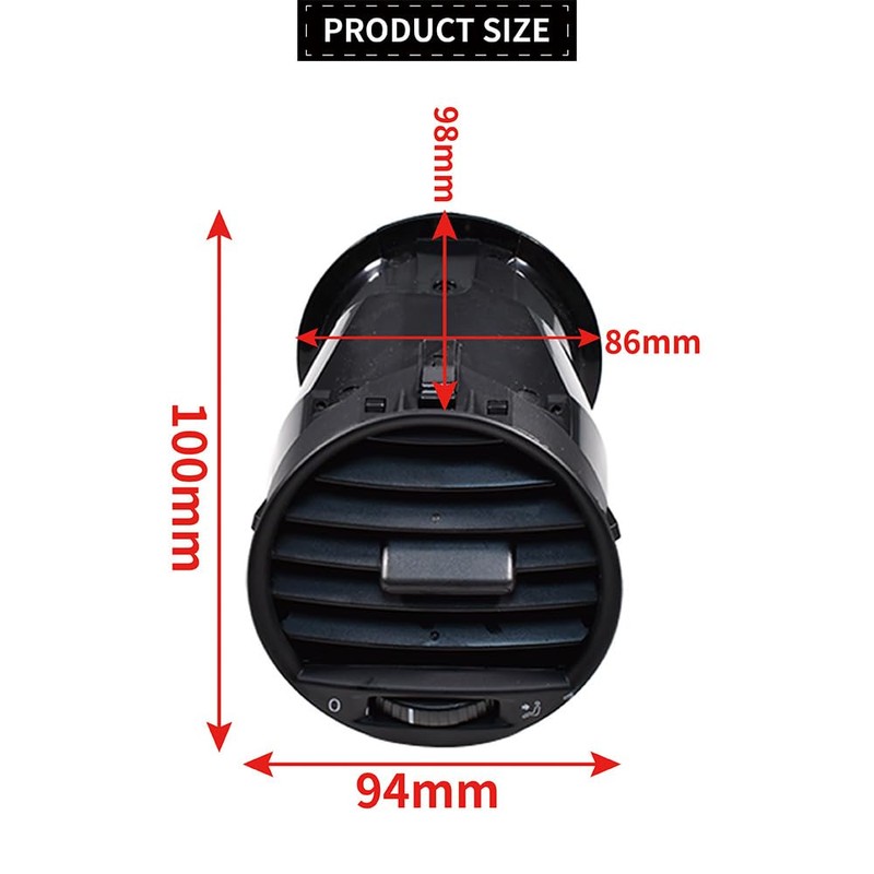 YUCKMZ Air Nozzle Ventilation Nozzle Dashboard Ventilation Grille Compatible with
