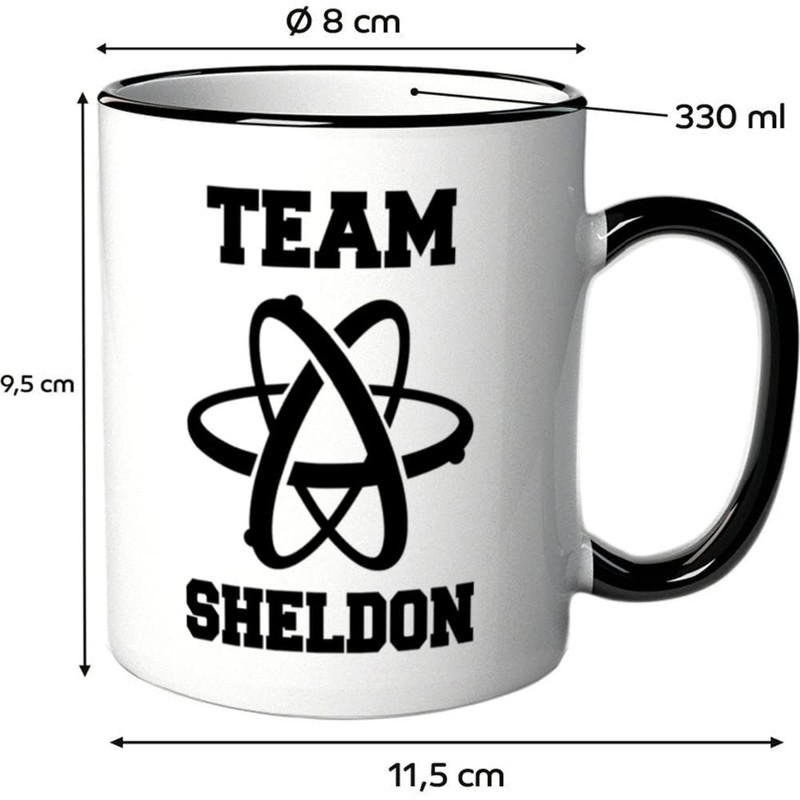 Cup Team Sheldon-Big Bang Theory FAN gift