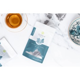 Taiwanese GABA Oolong Tea Bags - Delicious Fresh Packed Gaba Oolong Relaxing Tea. Gabba Wu Long Tea. Approx. 40 Cups