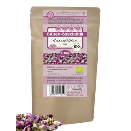 direct&friendly Organic Rose Petals Rose Buds Pink Damascena Rose Petal Tea Dried (100 g)