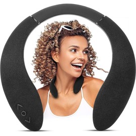 Neck Bluetooth Speaker-Music goes with you, enjoy unlimited: fashionable neck Bluetooth speaker, inspire the new trend of music Audio Water Proof