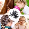 Pack of 1000 Mini Rubber Bands Black Soft Elastic Bands