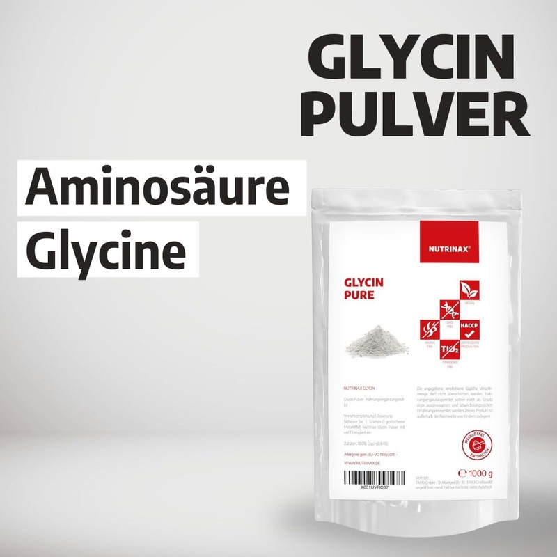 NUTRINAX | Glycine Powder | 1000 g Amino Acid Glycine