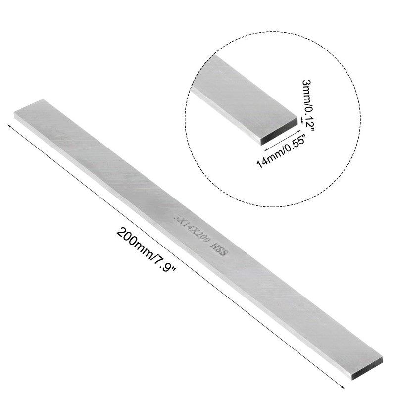 sourcing map HSS Lathe Tool Bit 3mm x 14mm x