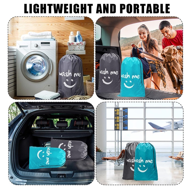 Laundry Bag, Easy to Carry, Large Capacity, Suitable for Travel,